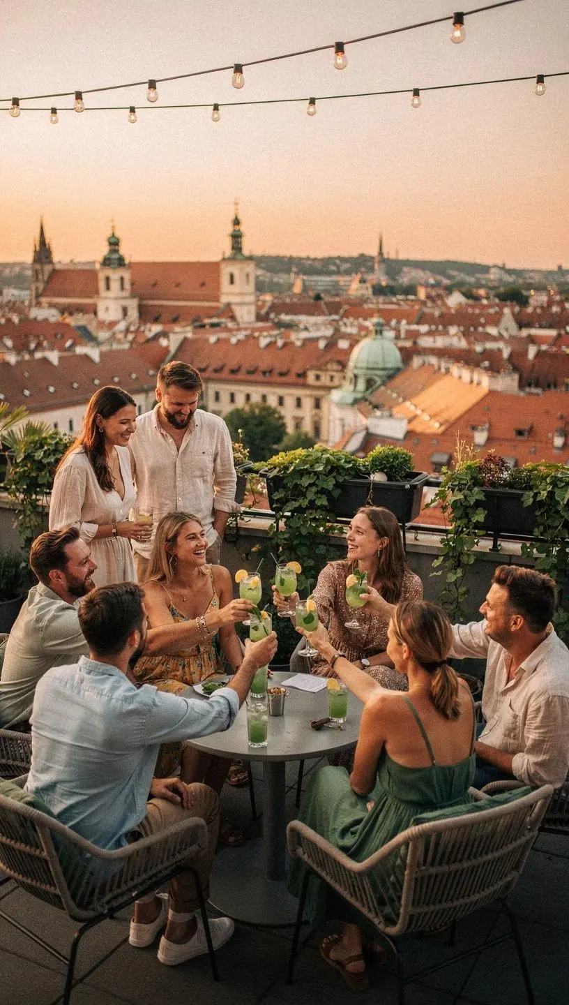 Osvežujúci pohár čaju Bancha s plátkom citróna na okraji